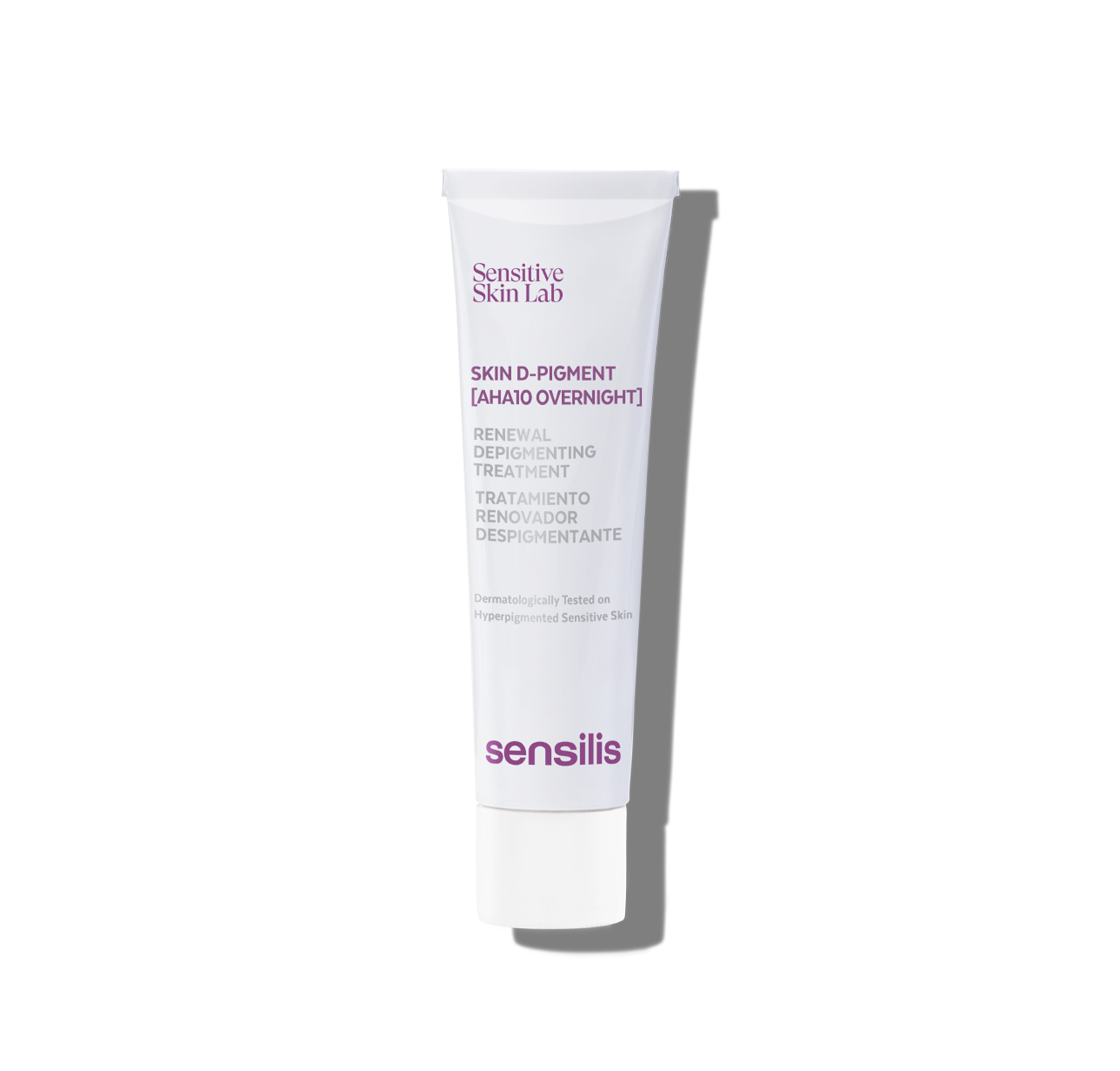 Sensilis Skin D-Pigment (AHA 10 Overnight), Осветляющая эмульсия для гиперпигментированной, чувствительной кожи 30 ml